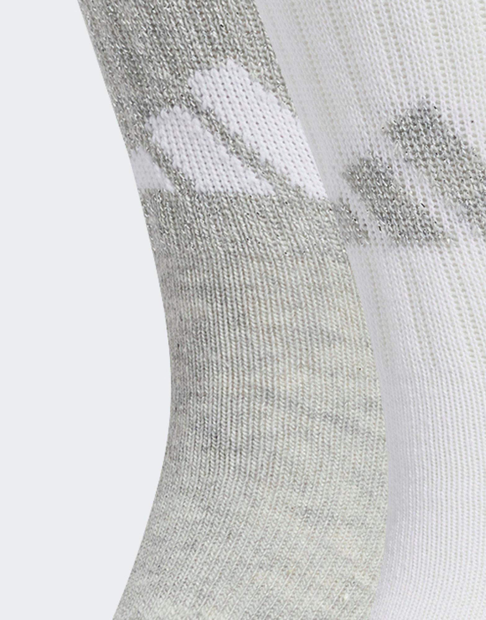 adidas Chaussettes sportswear mi-mollet matelassées à 3 bandes Glam (2 paires)