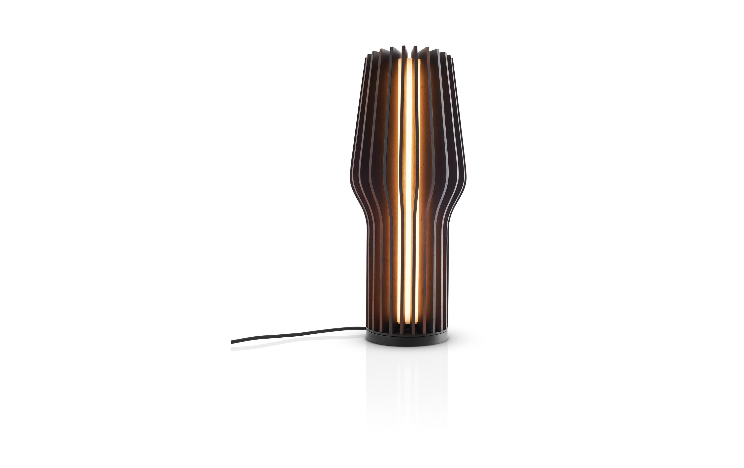 Tischleuchte Radiant, 28.5 cm, Smoked<br>LED-Lampe aus Eichenholz