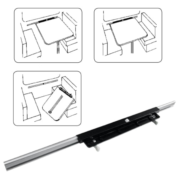 Rail de table de paroi 95 cm retaillable
