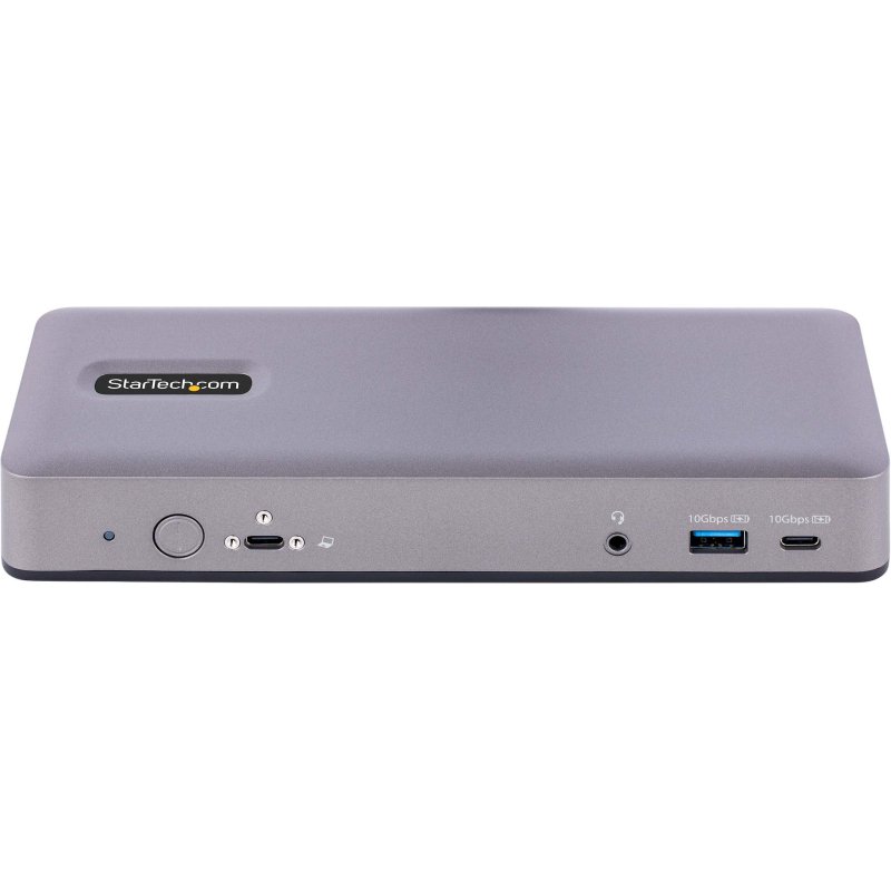 StarTech.com Station d'Accueil USB-C - Hub USB-C Multi-Moniteur HDMI/DP/DP Alt Mode - 3x 4K30 / 2x 4K60 - Dock USB 7 ports - 60W Power Delivery 3.0 - GbE - 3.5 Audio - Station d'Accueil Universelle