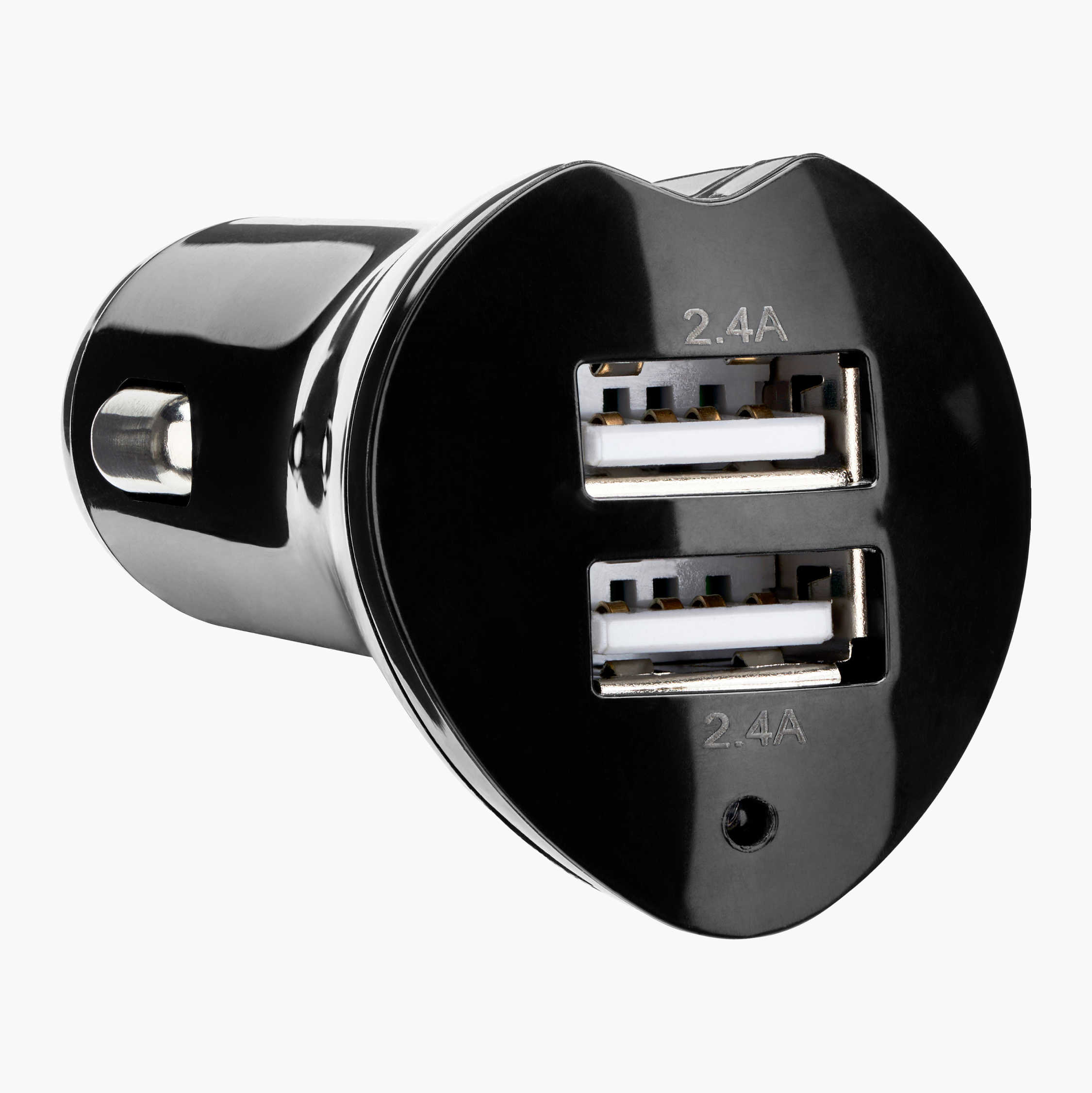 Billader med to USB-uttak, 12/24 V