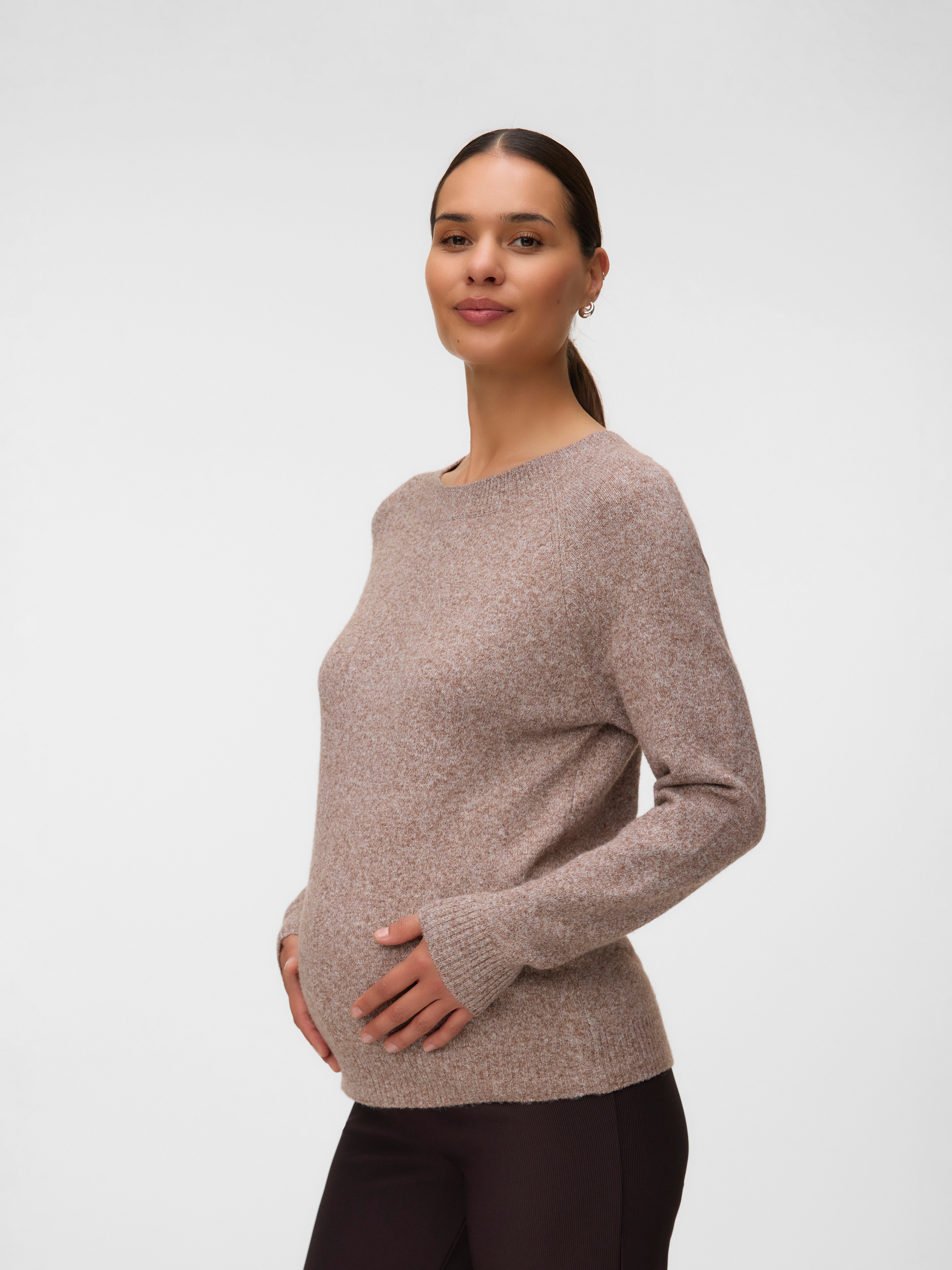 Gebreide Zwangerschaps-pullover