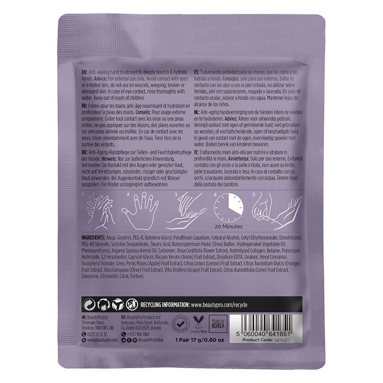 BeautyPro Hand Therapy Collagen Infused Gloves 17g