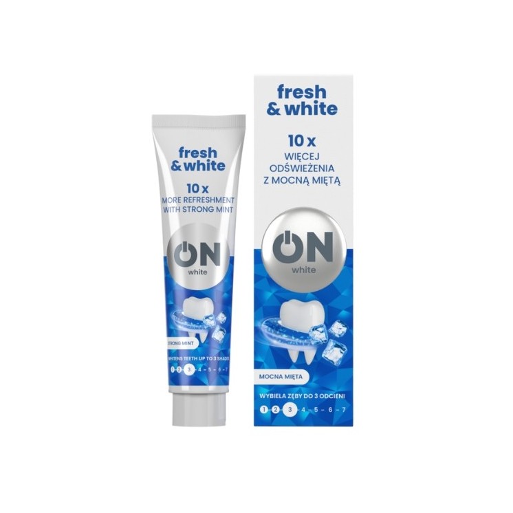 ON WHITE FRESH Whitening Zahnpasta Starke Minze 75 ml