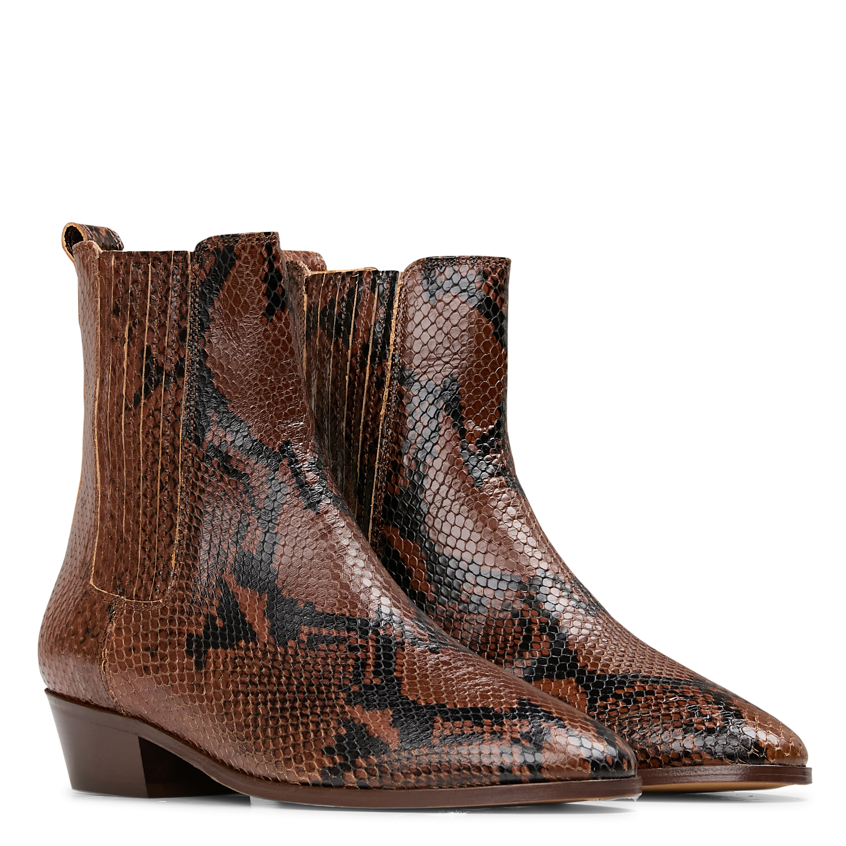 N°58 - Bottines en cuir | Marron