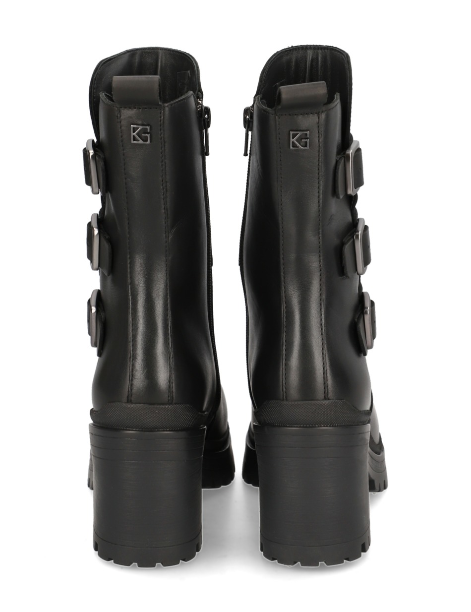 Glattleder Stiefelette