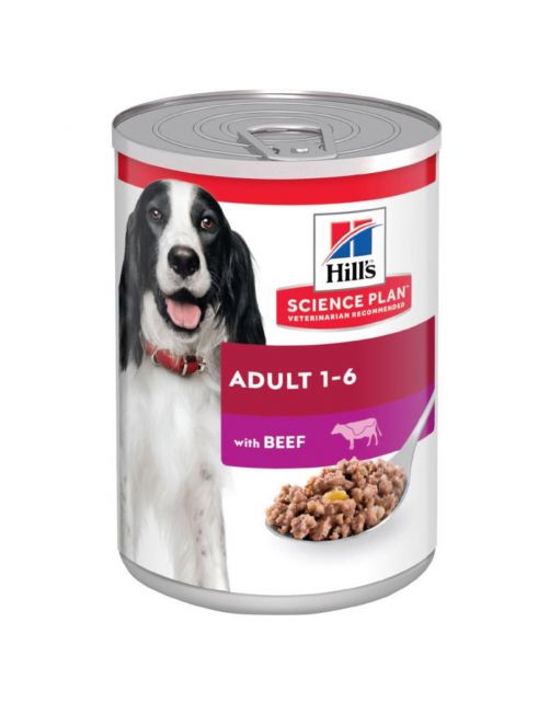 Hill's Canine Blik Adult - Hondenvoer - Rund 370 g