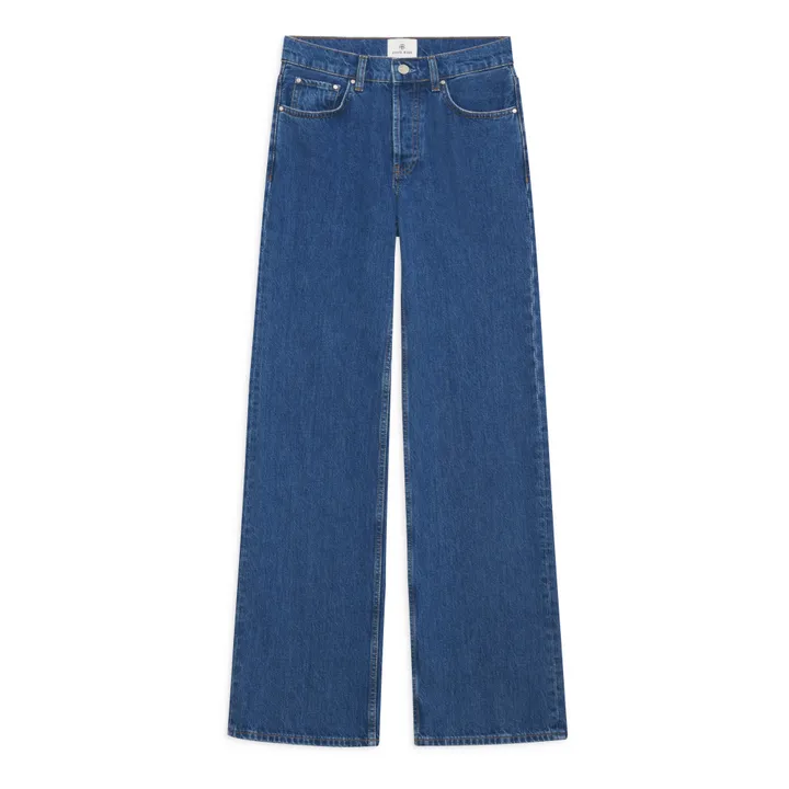 Anine Bing Jean Hugh Coton Bio | Bleu