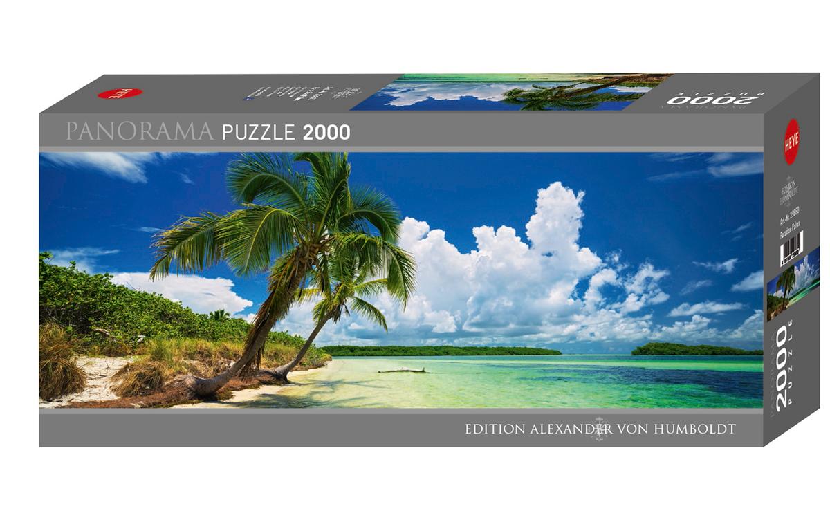 Puzzle Paradise Palms PanoramaPuzzle mit 2000 Teilen