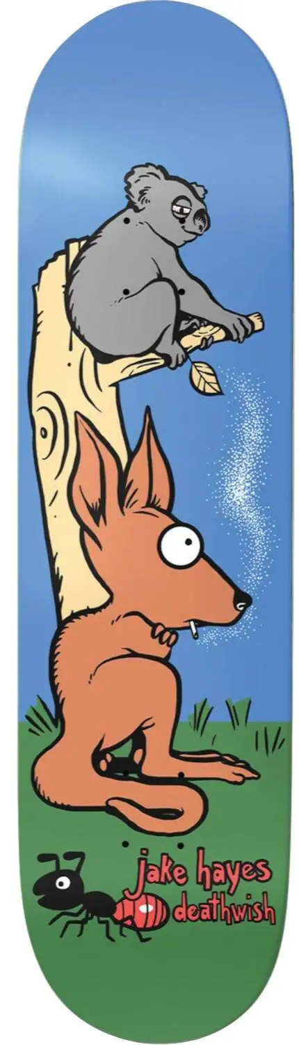 Deathwish Hayes Smoking Roo Skateboard Deck | SkatePro
