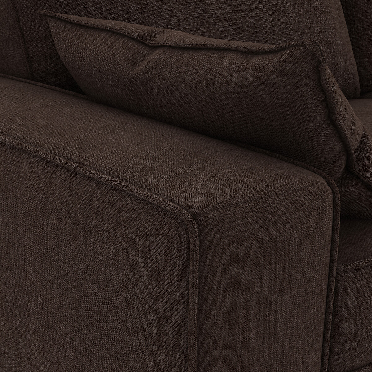 LA REDOUTE INTERIEURS<br>Sofá-cama em algodão/linho, espuma HR premium, Cecilia