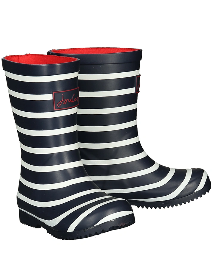 Gummistiefel JUNIOR ROLL UP WELLY – STRIPE in navy