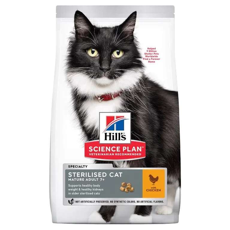 Hills Hill's Sterilised cat Mature adult Kylling 1,5 kg