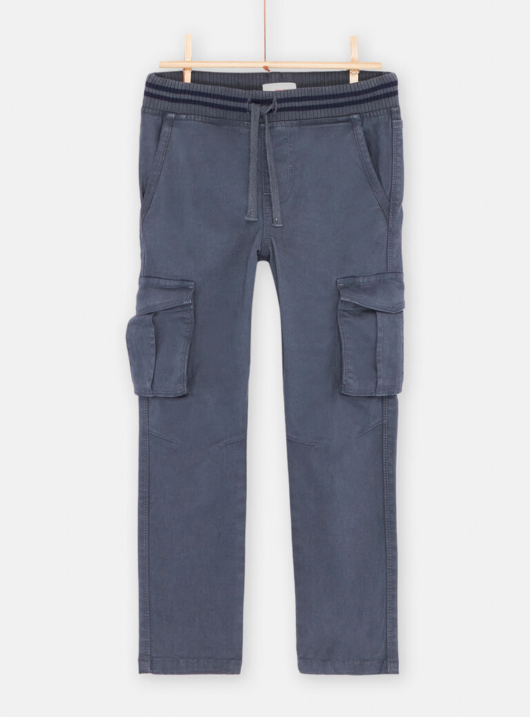 Pantalon cargo gris garçon