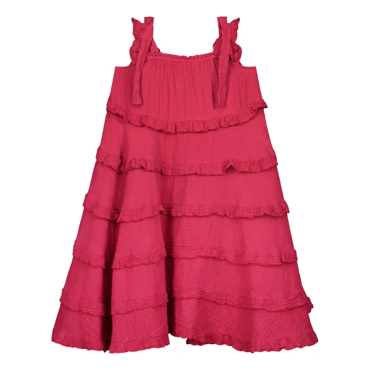 Daily Brat Robe à Volants | Rouge