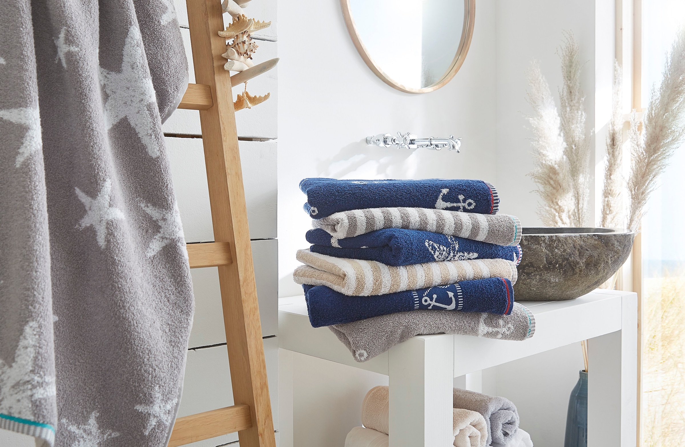 Dyckhoff Handtuch »Maritim, Sea Stripe«