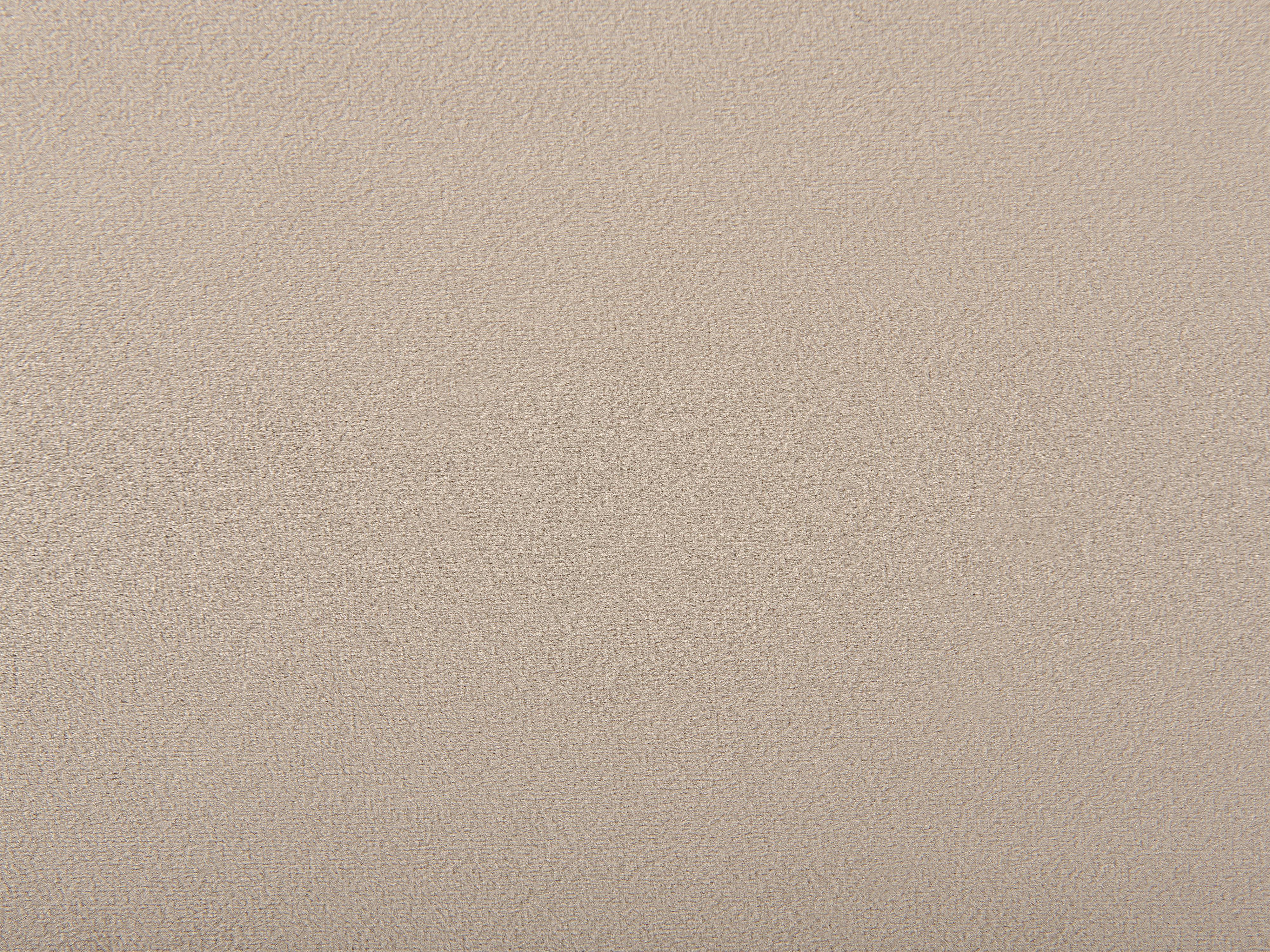 Bed Fluweel VALOGNES 180 x 200 cm Taupe
