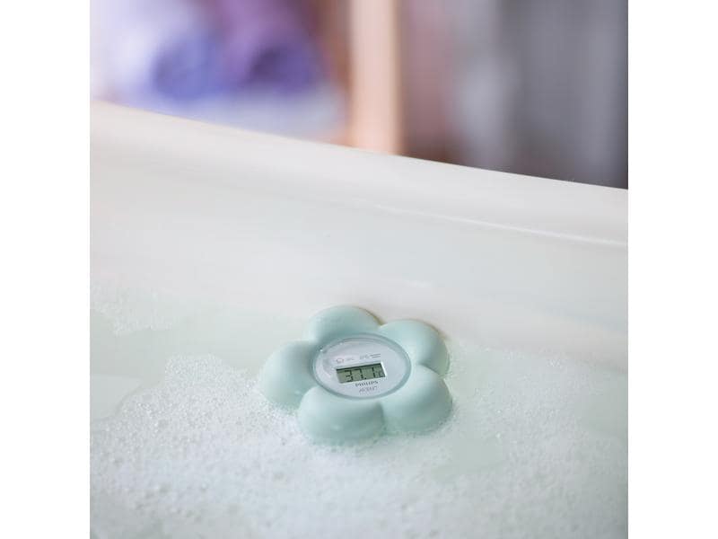 PHILIPS AVENT Badethermometer und Raumthermometer 2 in 1 Tü Philips Avent Digitalthermometer für Schlaf- und Badezimmer