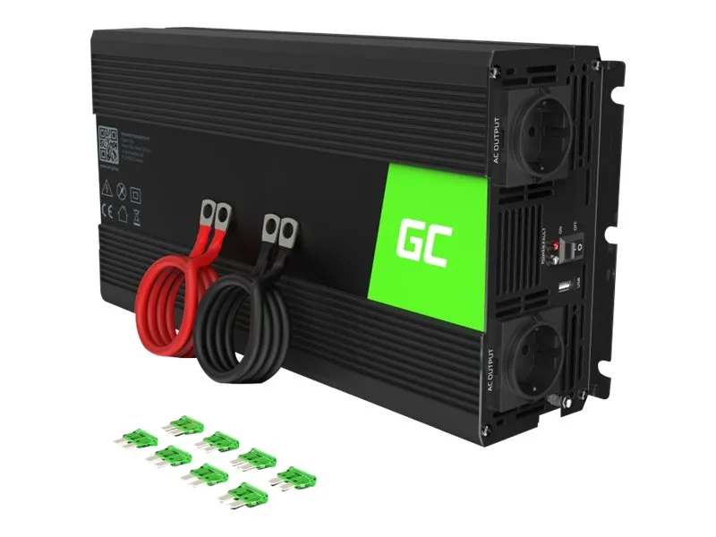 Green Cell® Car Power Inverter Converter 24V to 230V 1500W/3000W