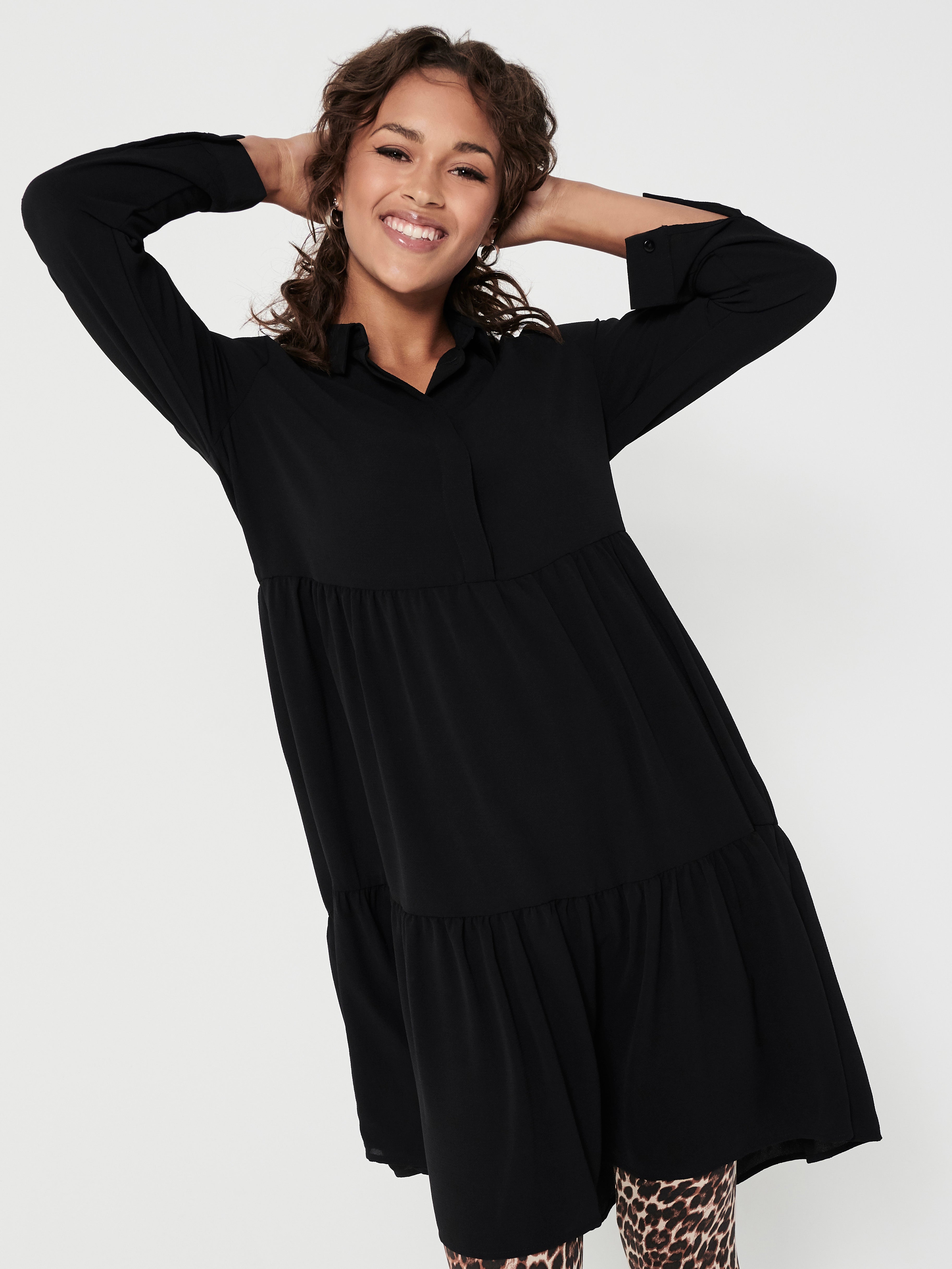 JDYPIPER Langes Kleid Black