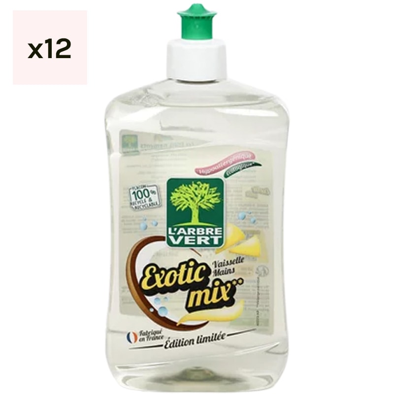 Liquides vaisselle mains - Exotic Mix - 12 x 500 ml