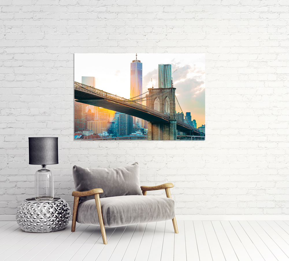 Akustikbild BROOKLYN BRIDGE 2 80x120cm, 7kg