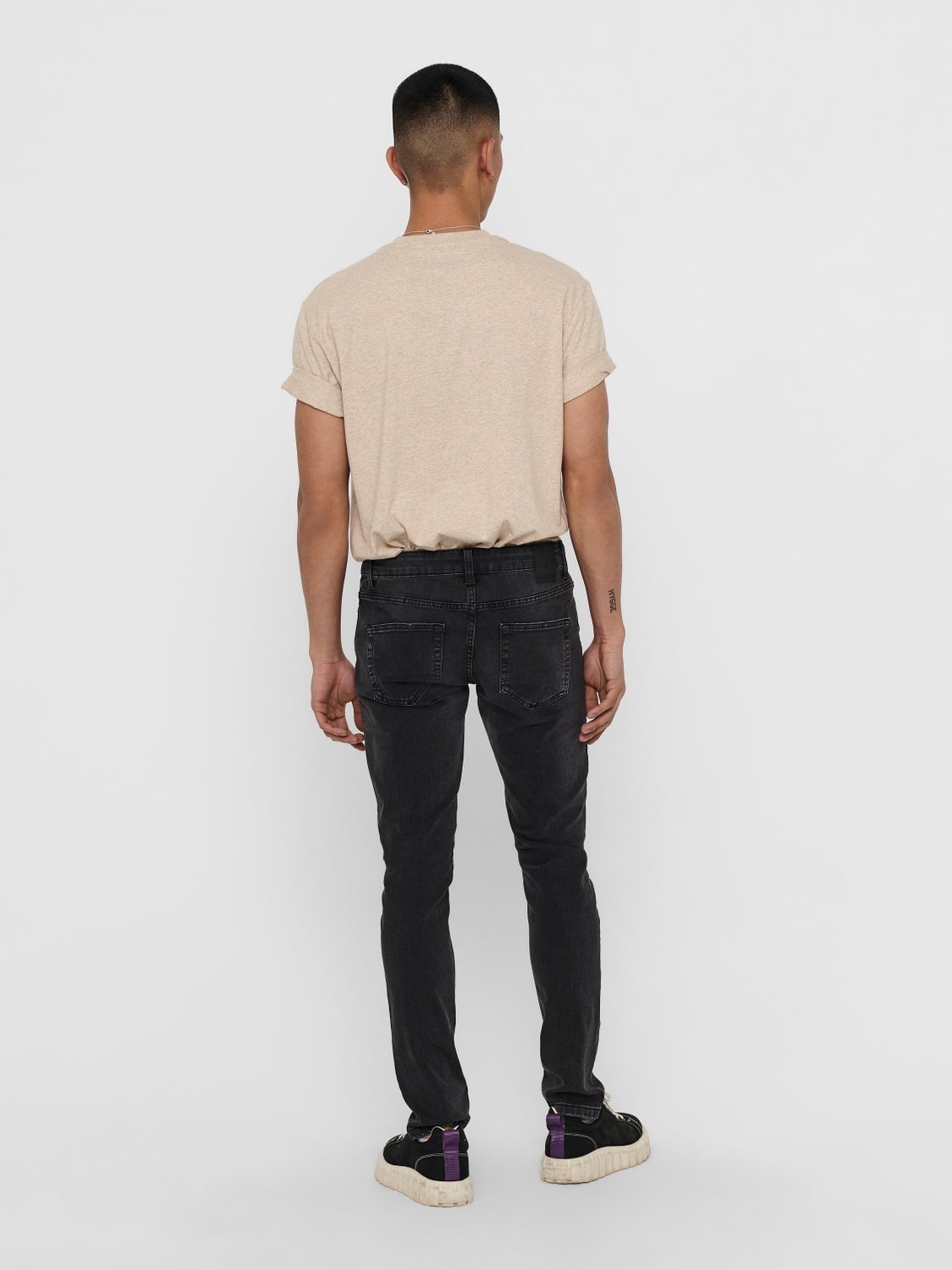 ONSLOOM Mittlere Taille Slim Fit Jeans Grey Denim