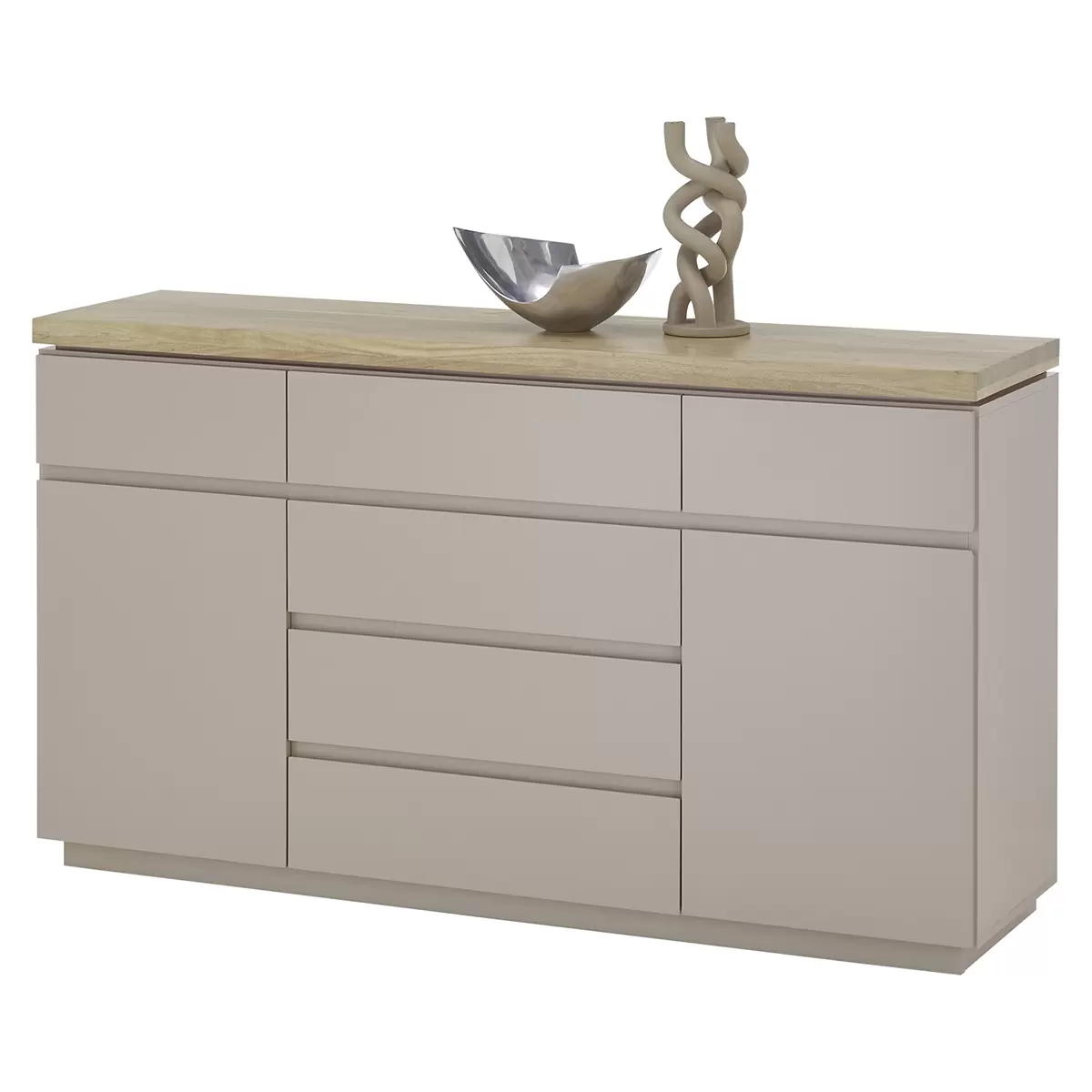 Sideboard Palamos Eiche,hellgrau,taupe