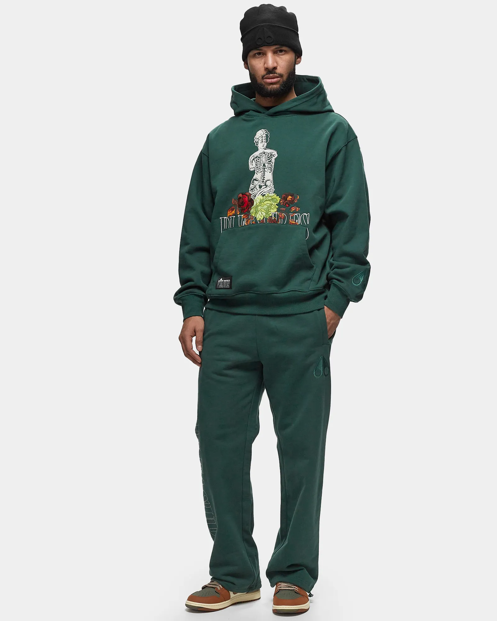 Moose Knuckles X PLEASURES STATUE GRAPHIC HOODIE
