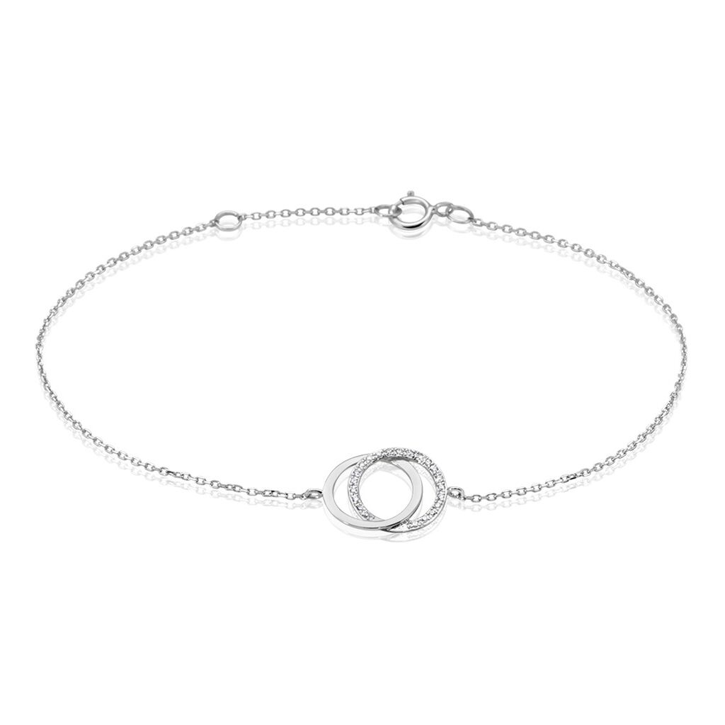 Bracelet Or Blanc Tresha Diamants