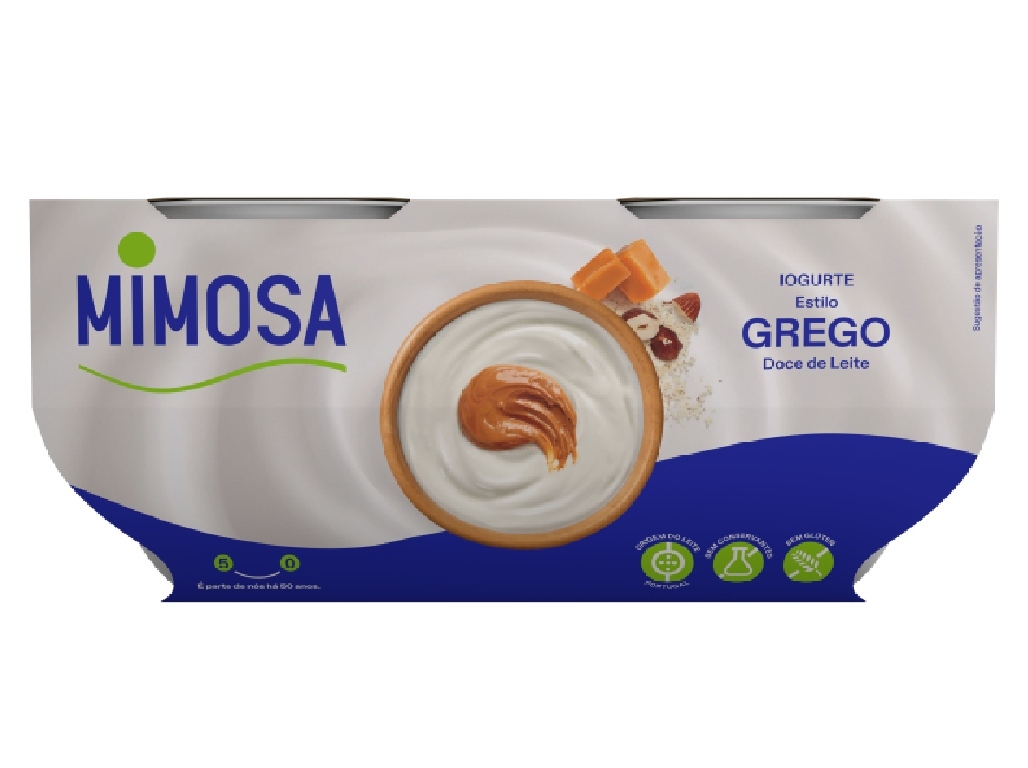 IOGURTE GREGO MIMOSA BATIDO DOCE DE LEITE 4X110G