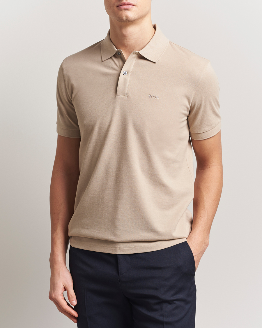 BOSS BLACK Pallas Polo Light Beige