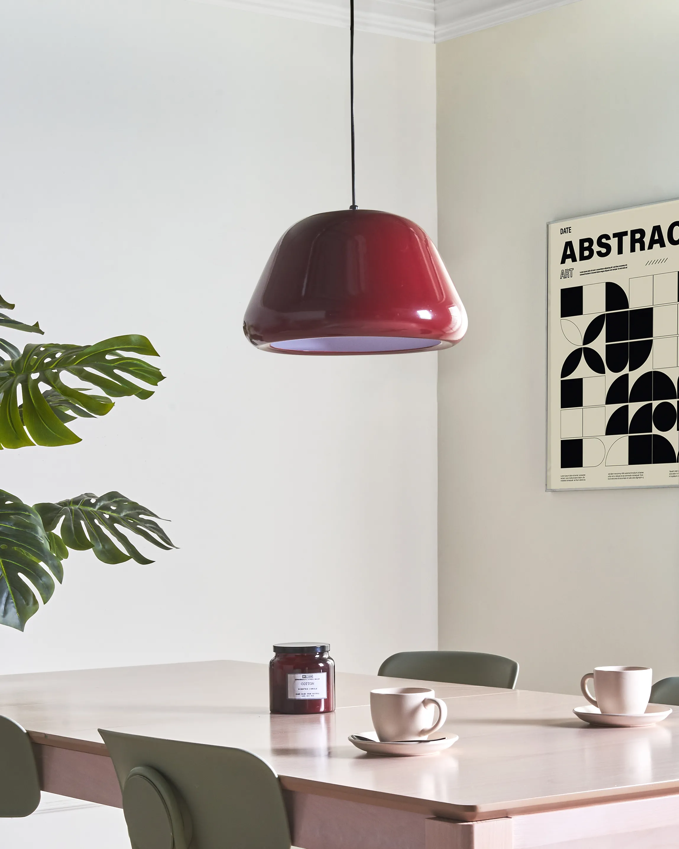 Hanglamp JOKU Metaal Rood