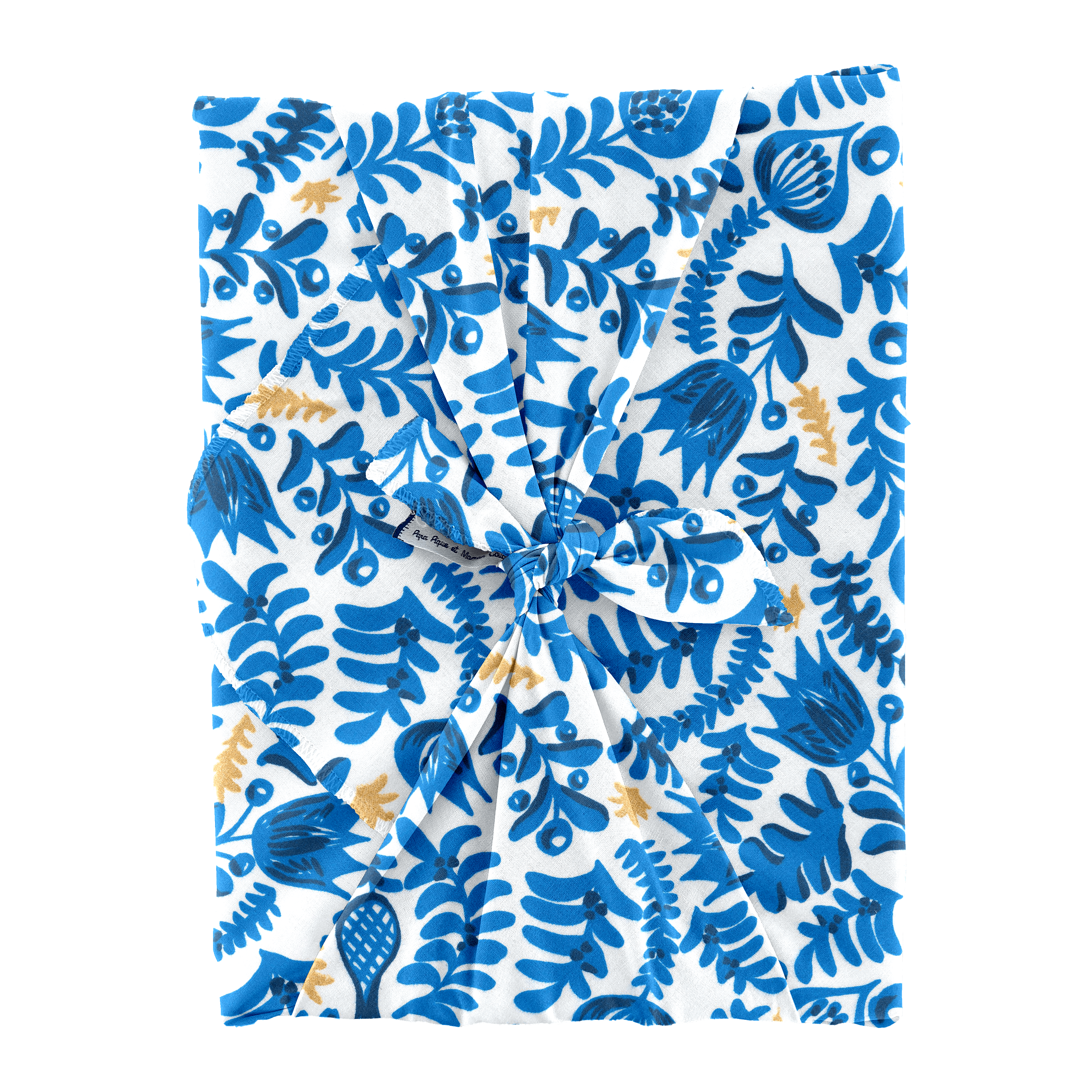 Furoshiki Grand 73 X 73 Cm Passion Bleue