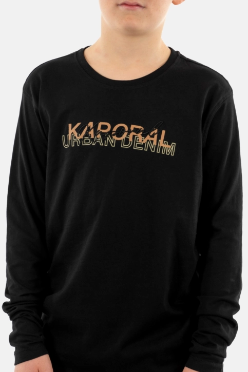 Tee shirts manches longues kaporal marny black