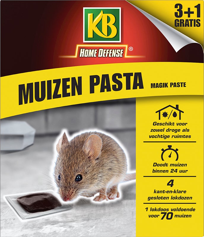 KB Muizen Pasta Magik Paste 4 stuks