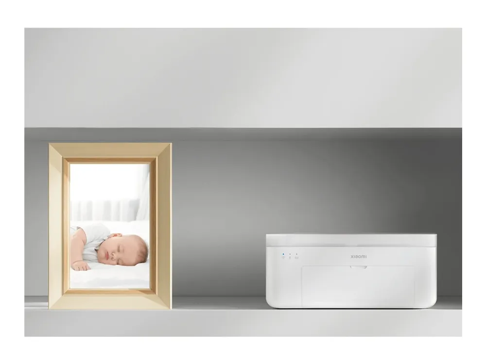Xiaomi Instant Photo Printer 1S Set - Printer - farve - farvesublimering - 100 x 148 mm op til 1 min./side (farve) - kapacitet: 20 ark - Wi-Fi(n)