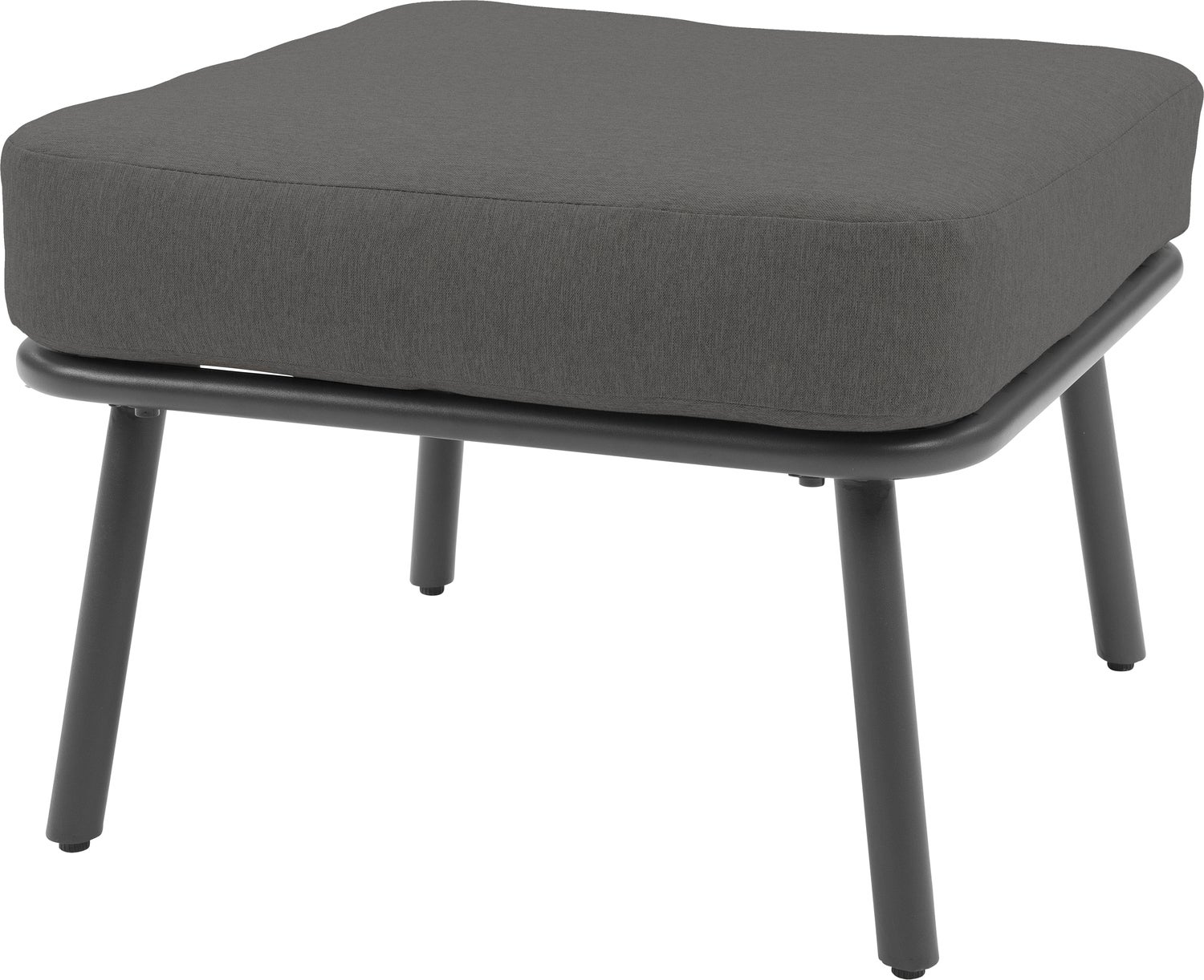 Intratuin hocker Iris antraciet 58 x 58 x 30 cm