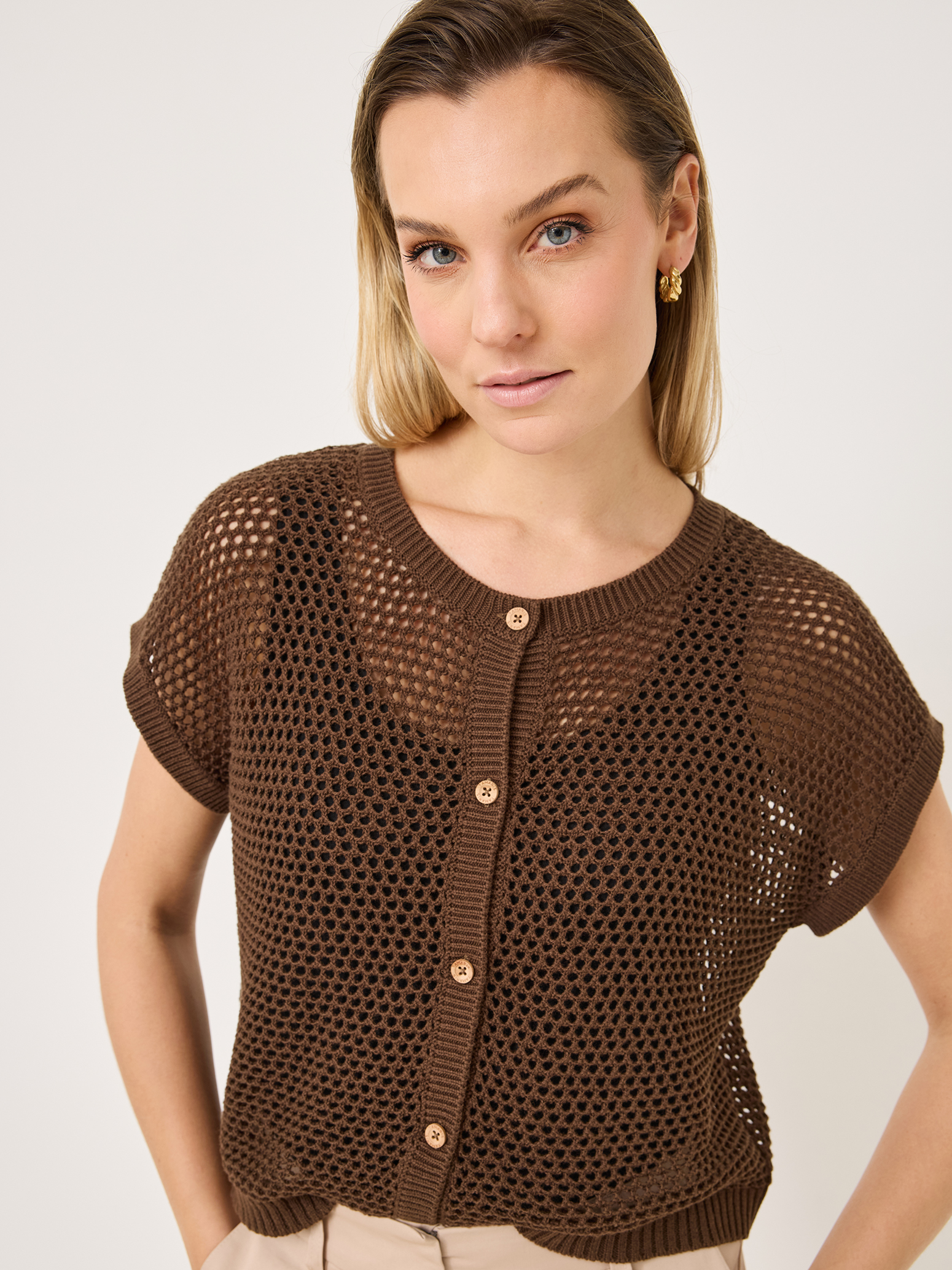 Vest - bruin