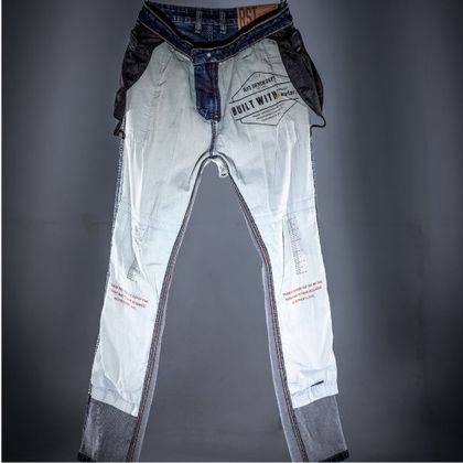 Jean RST X-KEVLAR SINGLE LAYER - Tapered - Bleu