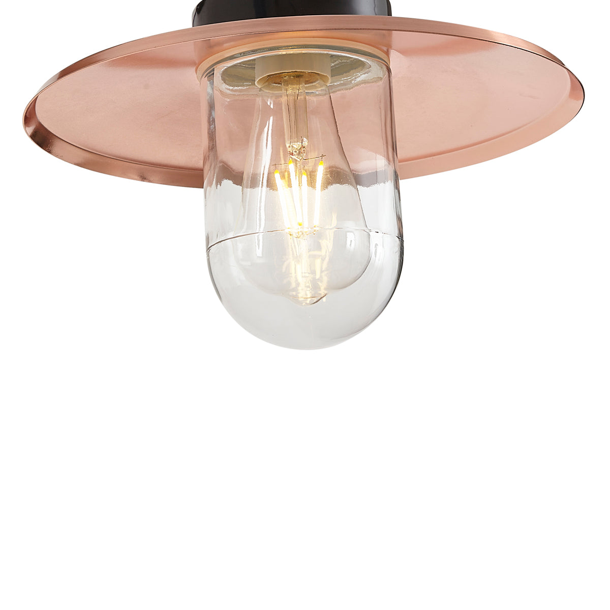 QAZQA Buiten wandlamp koper IP44 - Munich