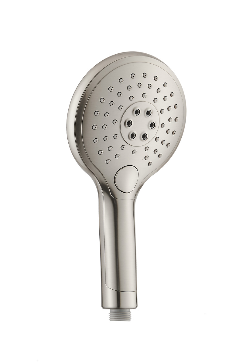 Saniclear Plus Curved inbouw regendouche met inbouw douchekop 30x30cm, glijstang en 2 standen handdouche RVS