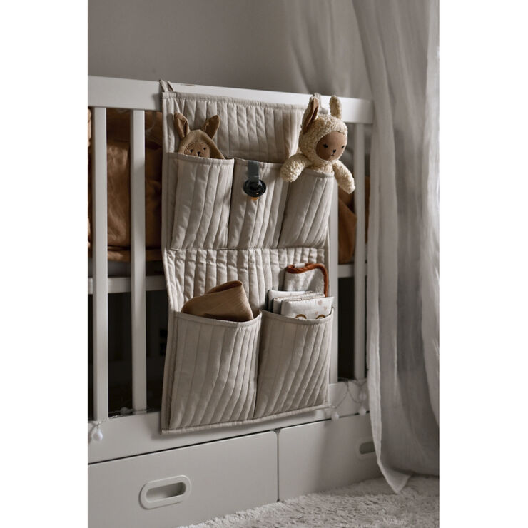 Fabelab Quilted Wall Pocket Oat milk