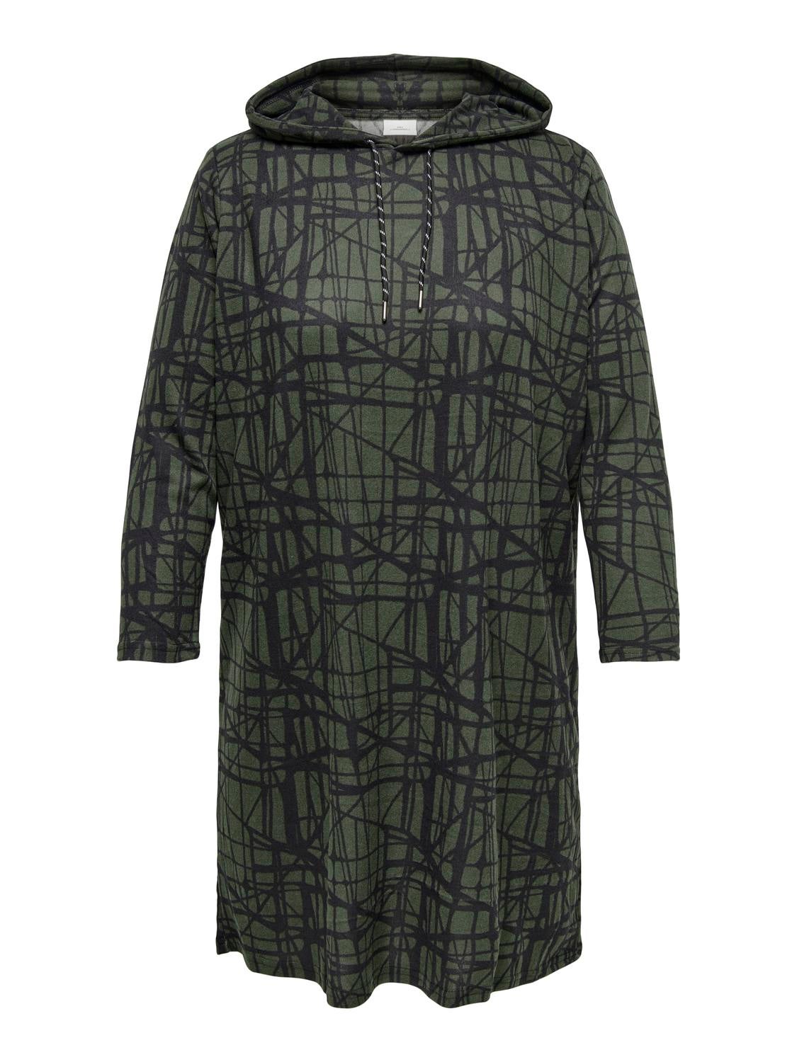 CARALBA Midikleid Forest Night