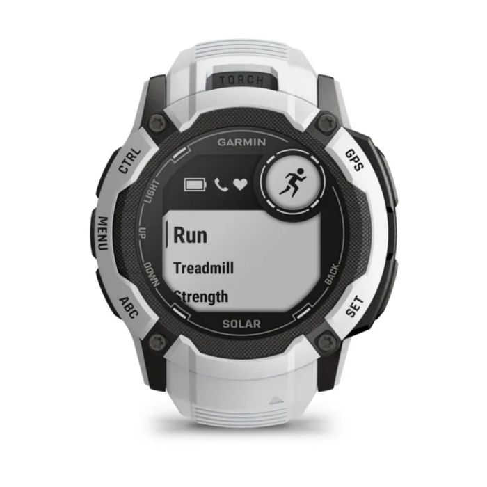 Garmin Unisex Ure Instinct 2X Solar Hvid
