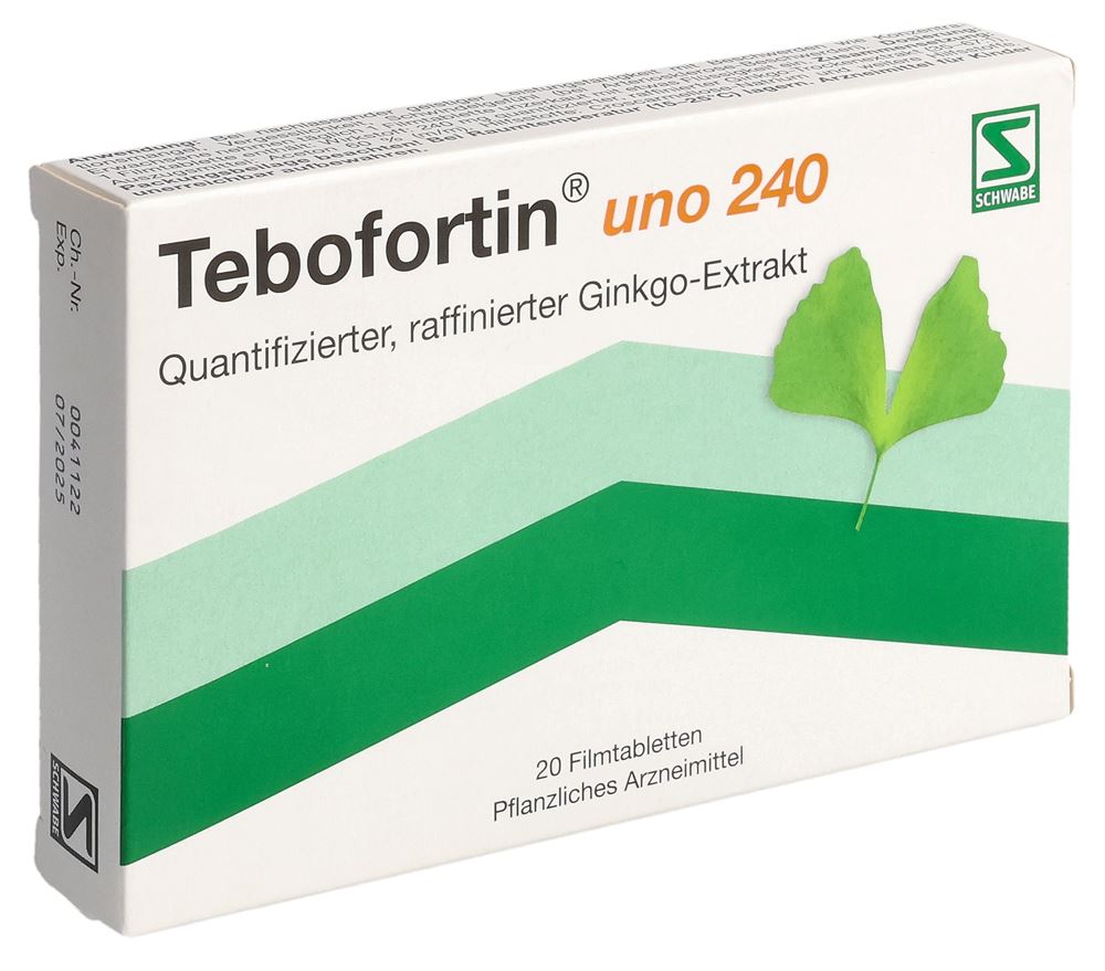 Tebofortin uno Filmtabl 240 mg Blist 20 Stk