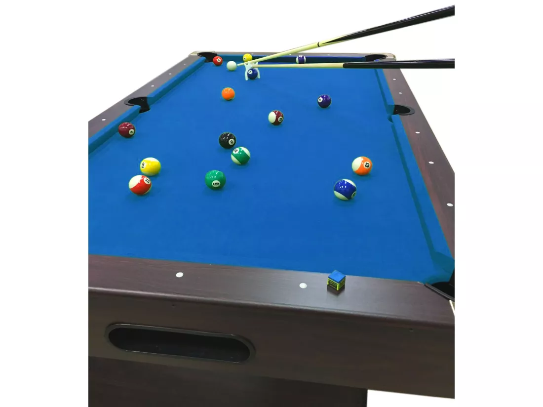 Table de billard 7 Pieds complet d’accessoires – Iron Blue