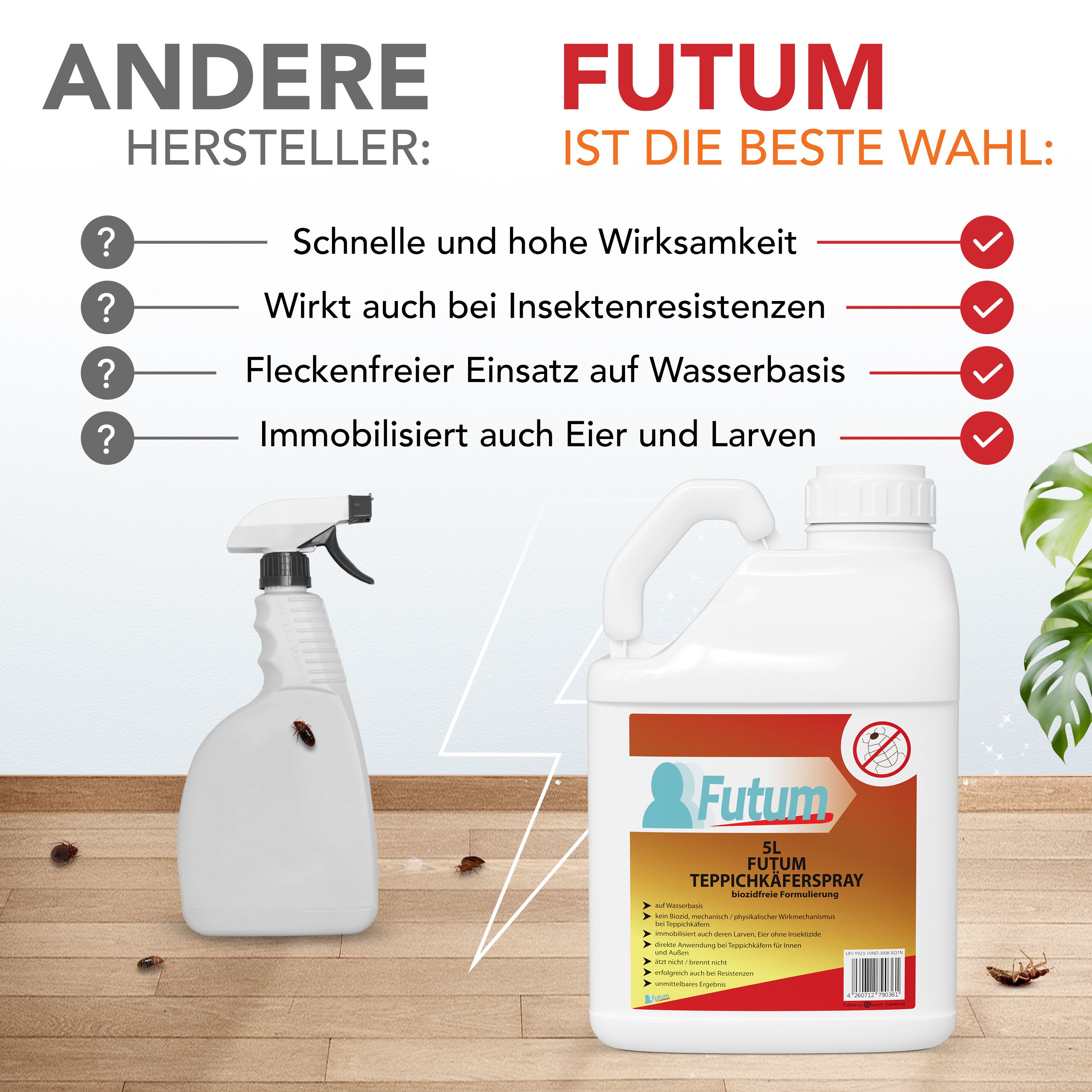 FUTUM 5L Teppichkäferspray