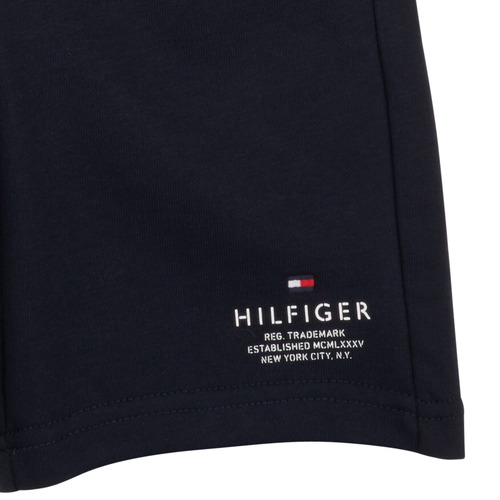 Tommy Hilfiger - TH LOGO SWEATSHORTS - Marine