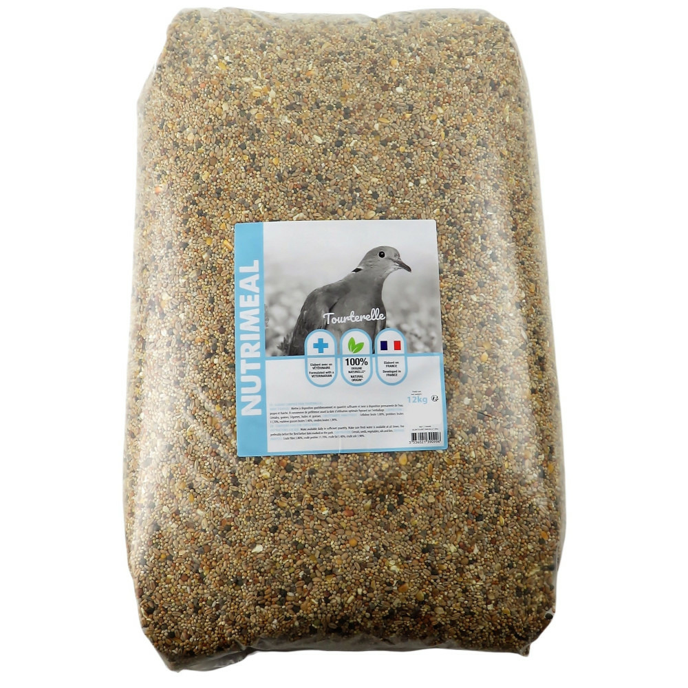 Graines tourterelle nutrimeal - 12kg.